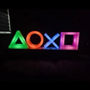 PlayStation Controller Icons Light with 3 Light Modes New LED